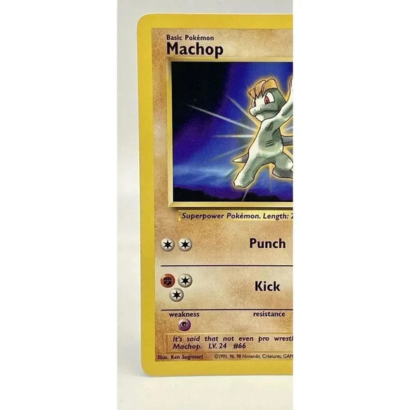 Machop 59/82 Team Rocket Non Holo Pokemon TCG Unlimited Vintage‎ 2000 WOTC MP/LP - Picture 2 of 6